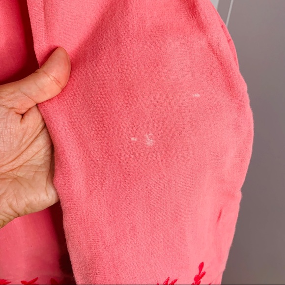 Lucky Brand Embroidered Linen Dress M - Picture 7 of 8